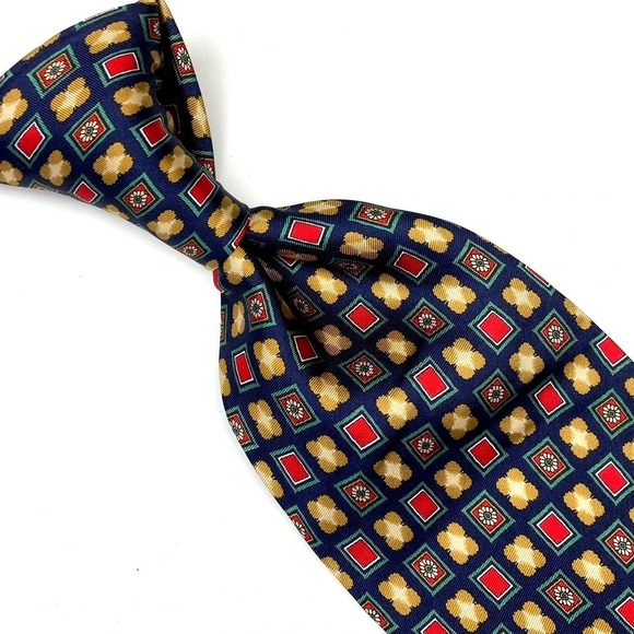 Claiborne Other - Vintage Silk Necktie Tie Made Italy 100%silk